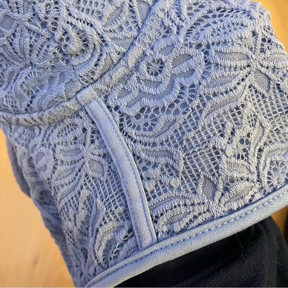 Blue Lace Bralette - Picture 2 of 3